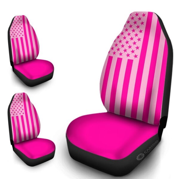 American Flag Pink Car Seat Covers Custom Pink Car Accessories