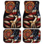 Firefighter Car Floor Mats Custom American Flag Car Accessories