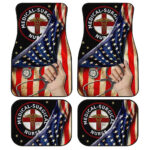 MSN Nursing Car Floor Mats Custom American Flag Car Accessories